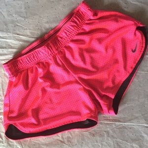 Neon Pink Nike Dry Fit Shorts